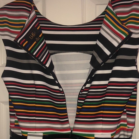 ILE New York Belted Striped Dress - Picture 8 of 10